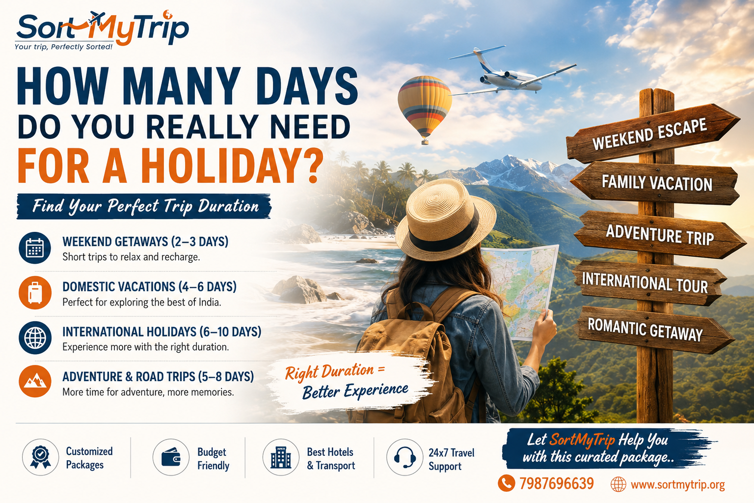 How Many Days Do You Really Need for a Holiday? | The Perfect Trip Duration Guide by Sort My Trip